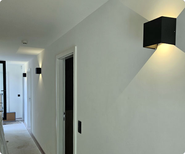 installation d'appliques murales dans une maison à Neupré