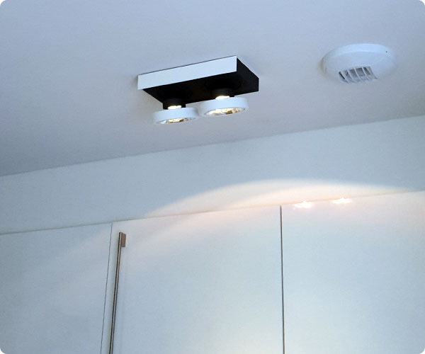 éclairage à 2 spots